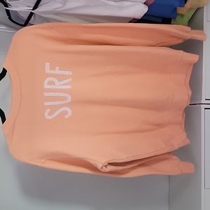 Coral crew neck